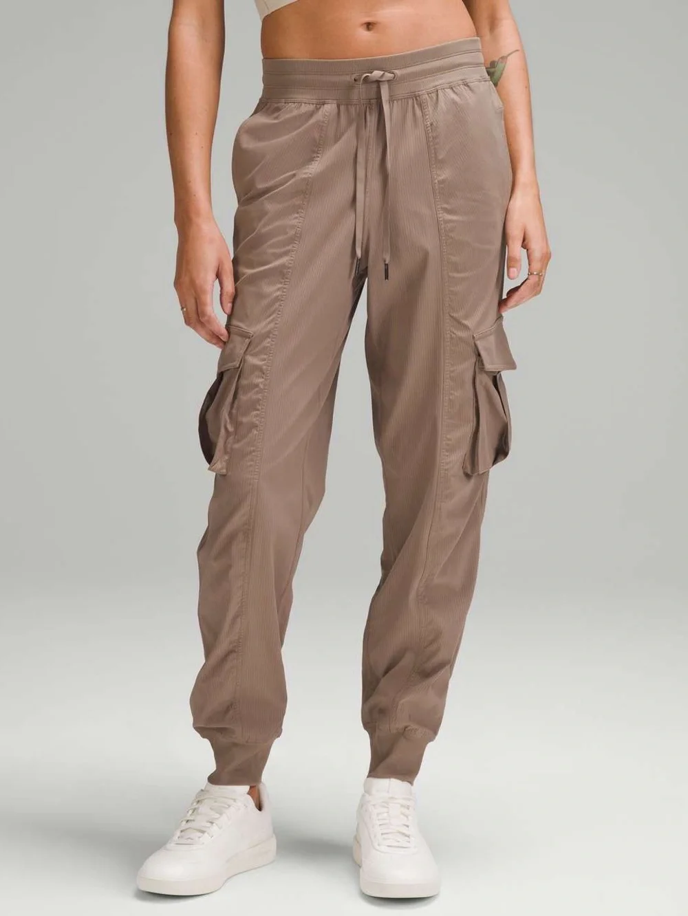Lululemon Dance Studio Relaxed-Fit Mid-Rise Cargo Jogger in Taupetastic Small